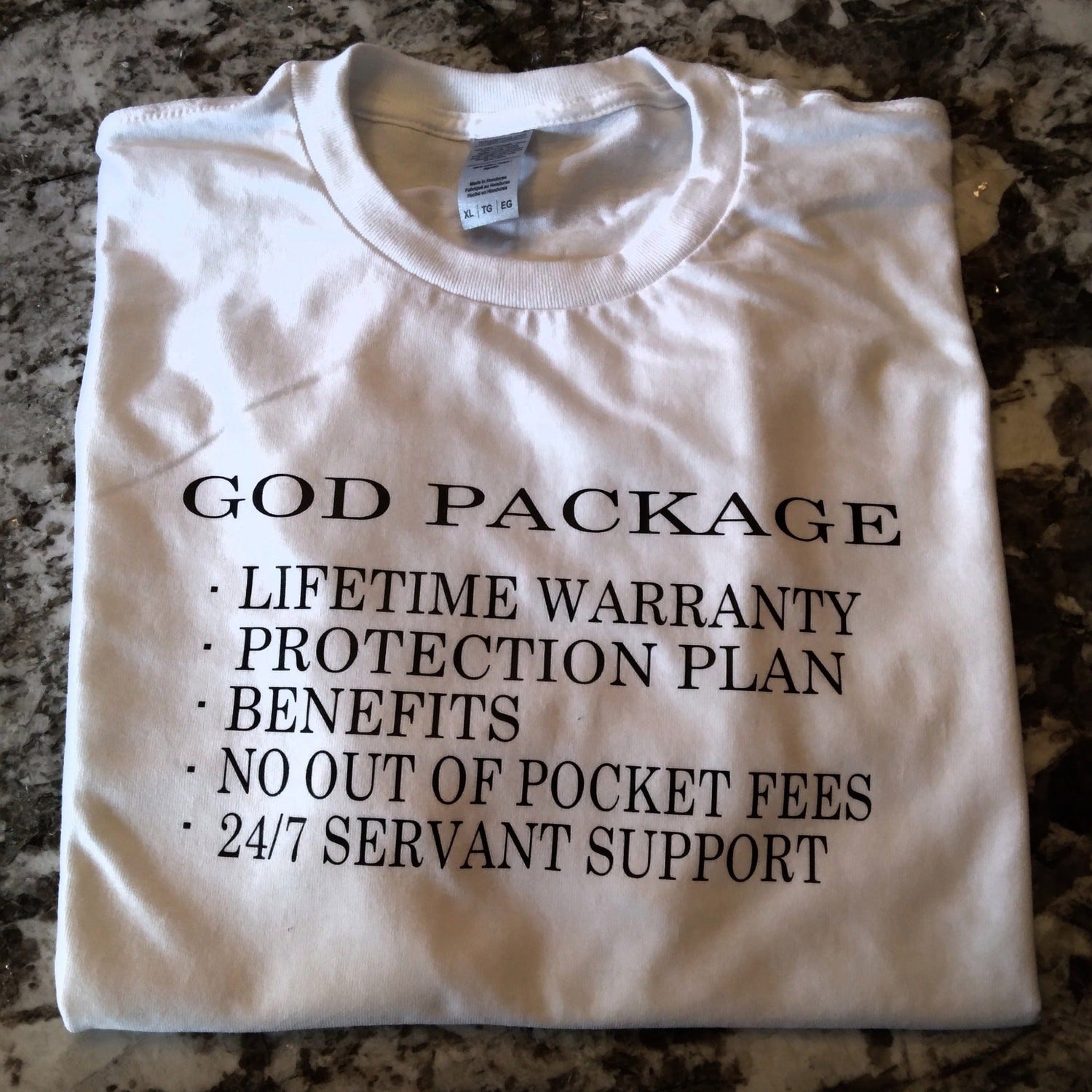 God Package T-Shirt - Ward Shop Of Essentials