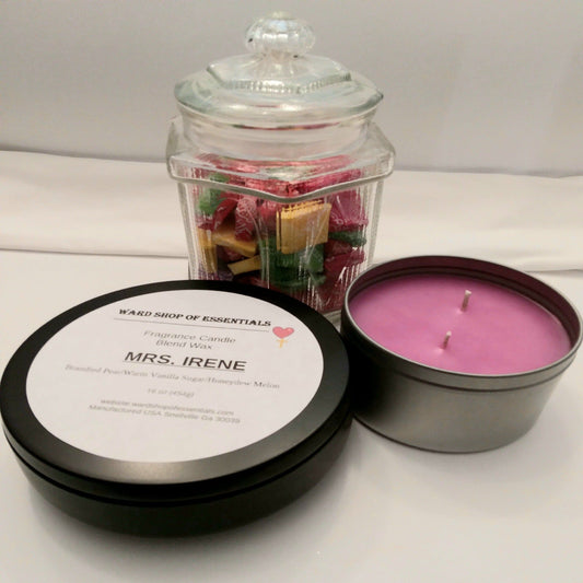 Mrs. Irene Fragrance Candle - Ward Shop Of Essentials