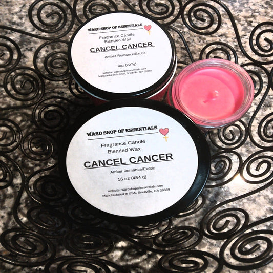 Cancel Cancer Fragrance Candle - Ward Shop Of Essentials