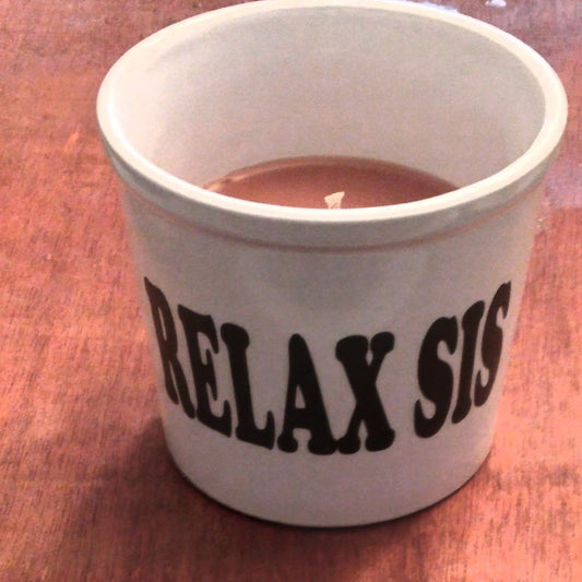 Relax Sis Coffee Time Candle