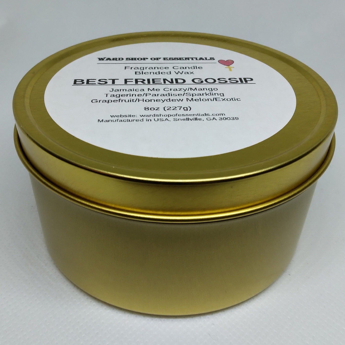 Best Friend Gossip Single Wick Candle - Ward Shop Of Essentials