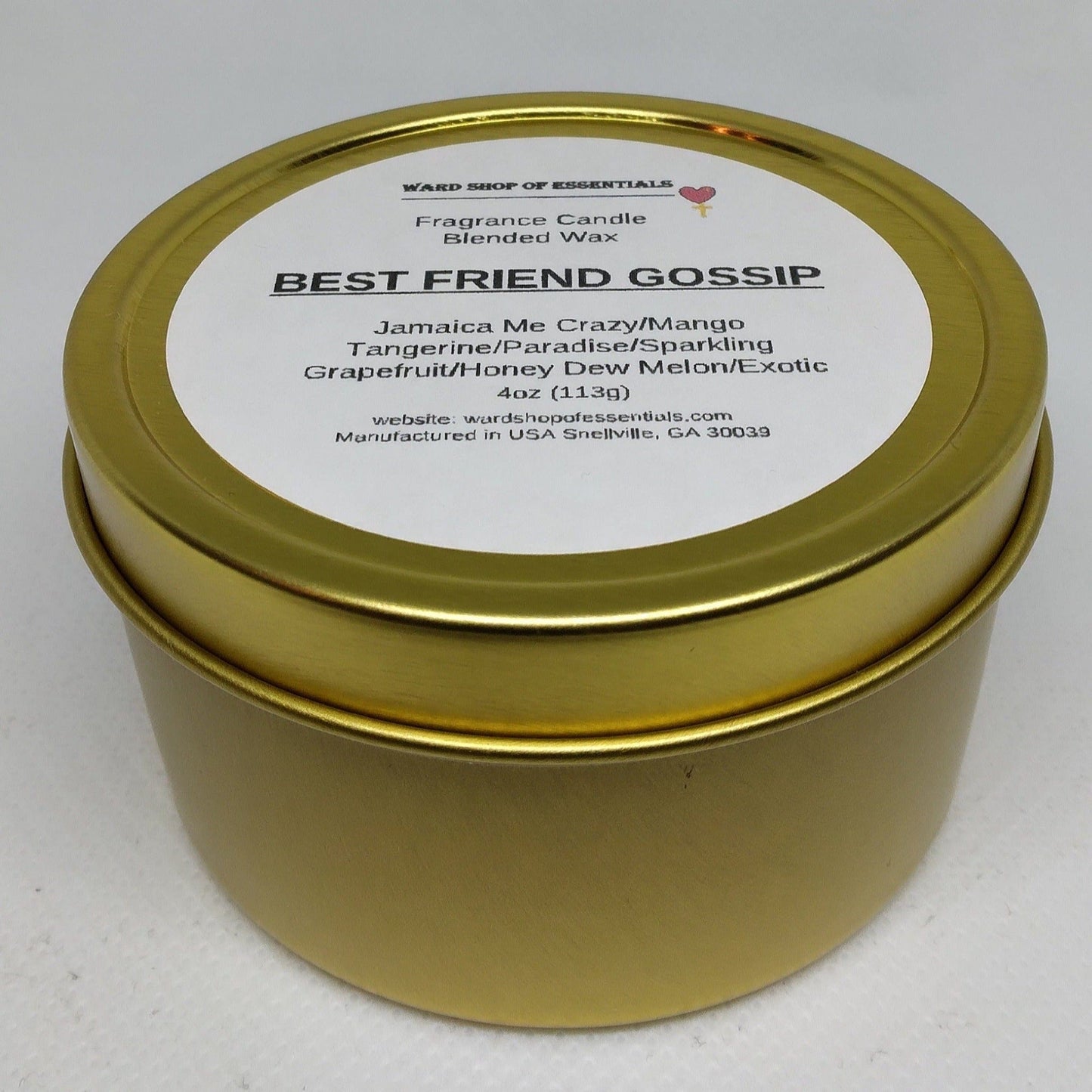 Best Friend Gossip Fragrance Candle - Ward Shop Of Essentials