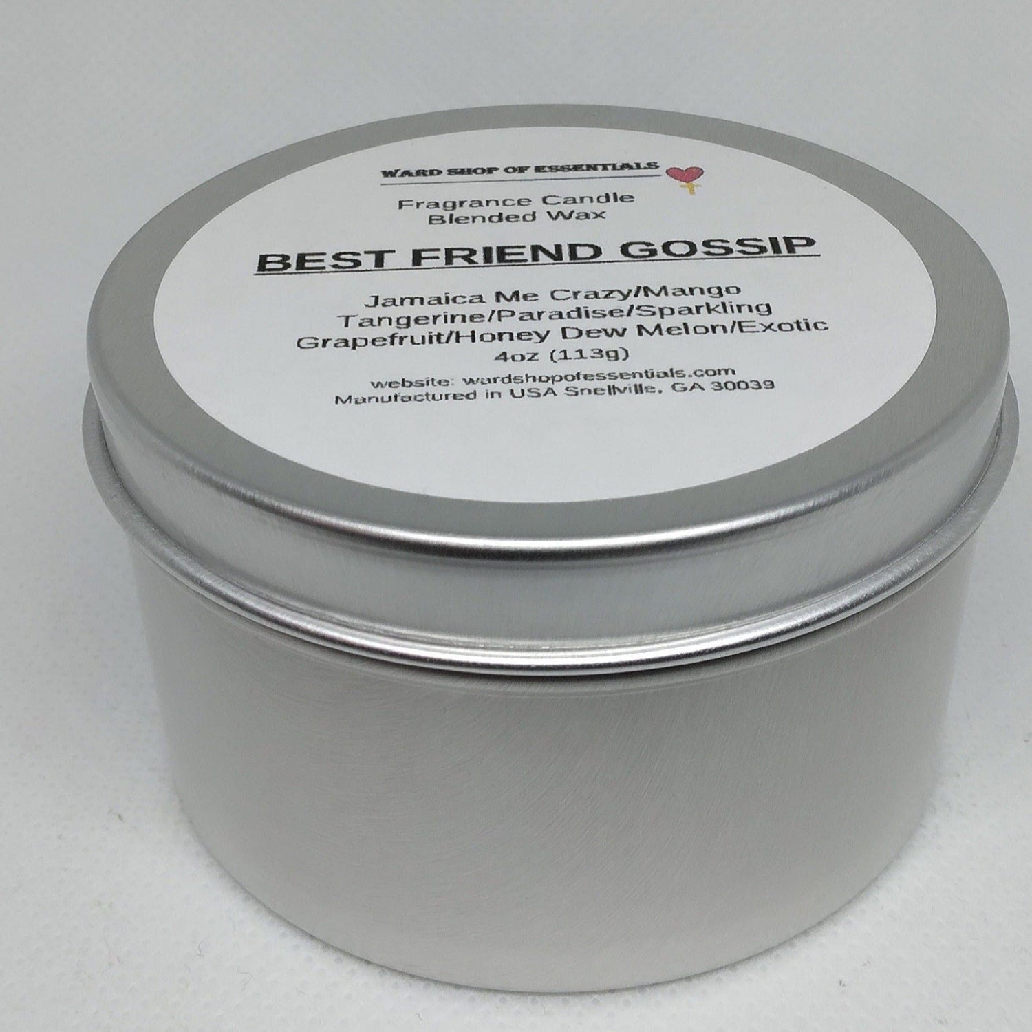 Best Friend Gossip Fragrance Candle - Ward Shop Of Essentials