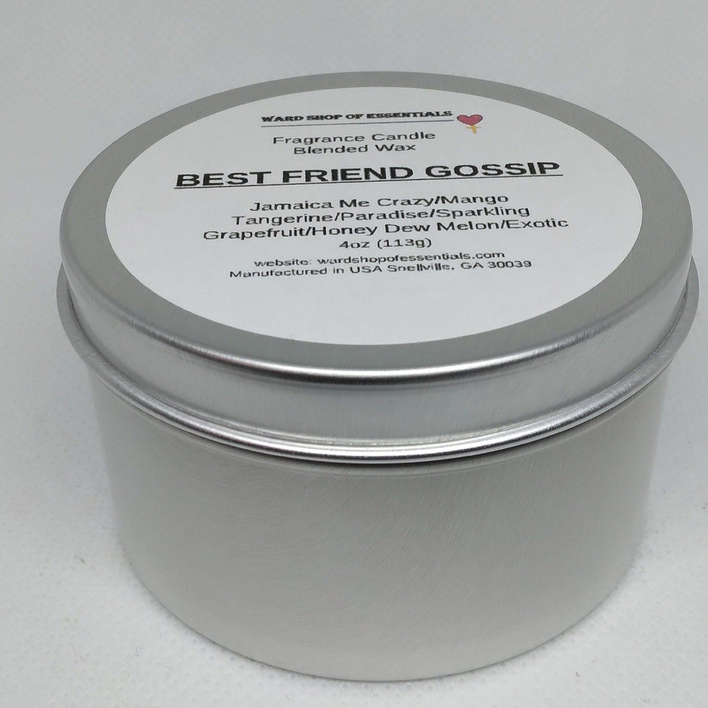 Best Friend Gossip Single Wick Candle - Ward Shop Of Essentials