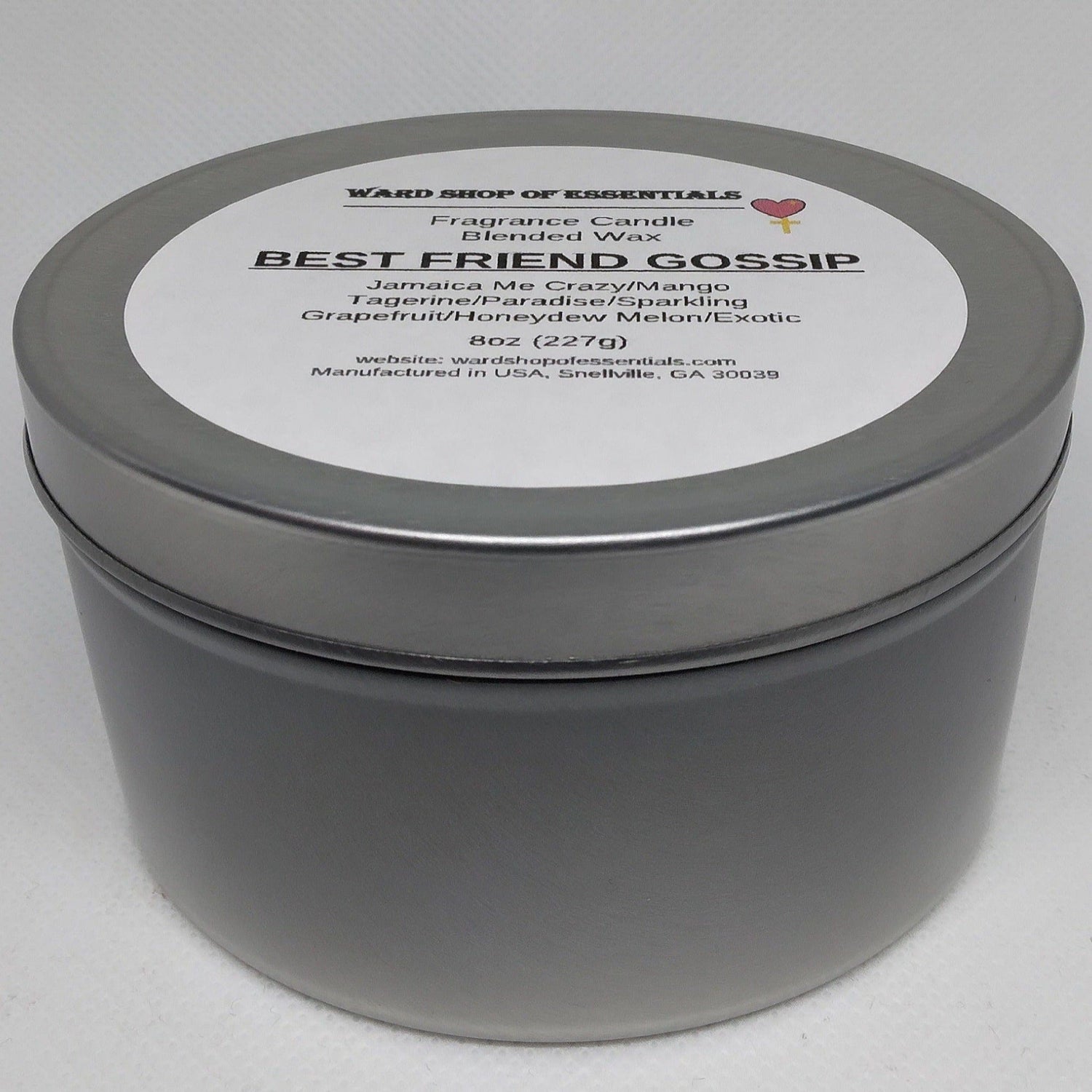 Best Friend Gossip Single Wick Candle - Ward Shop Of Essentials