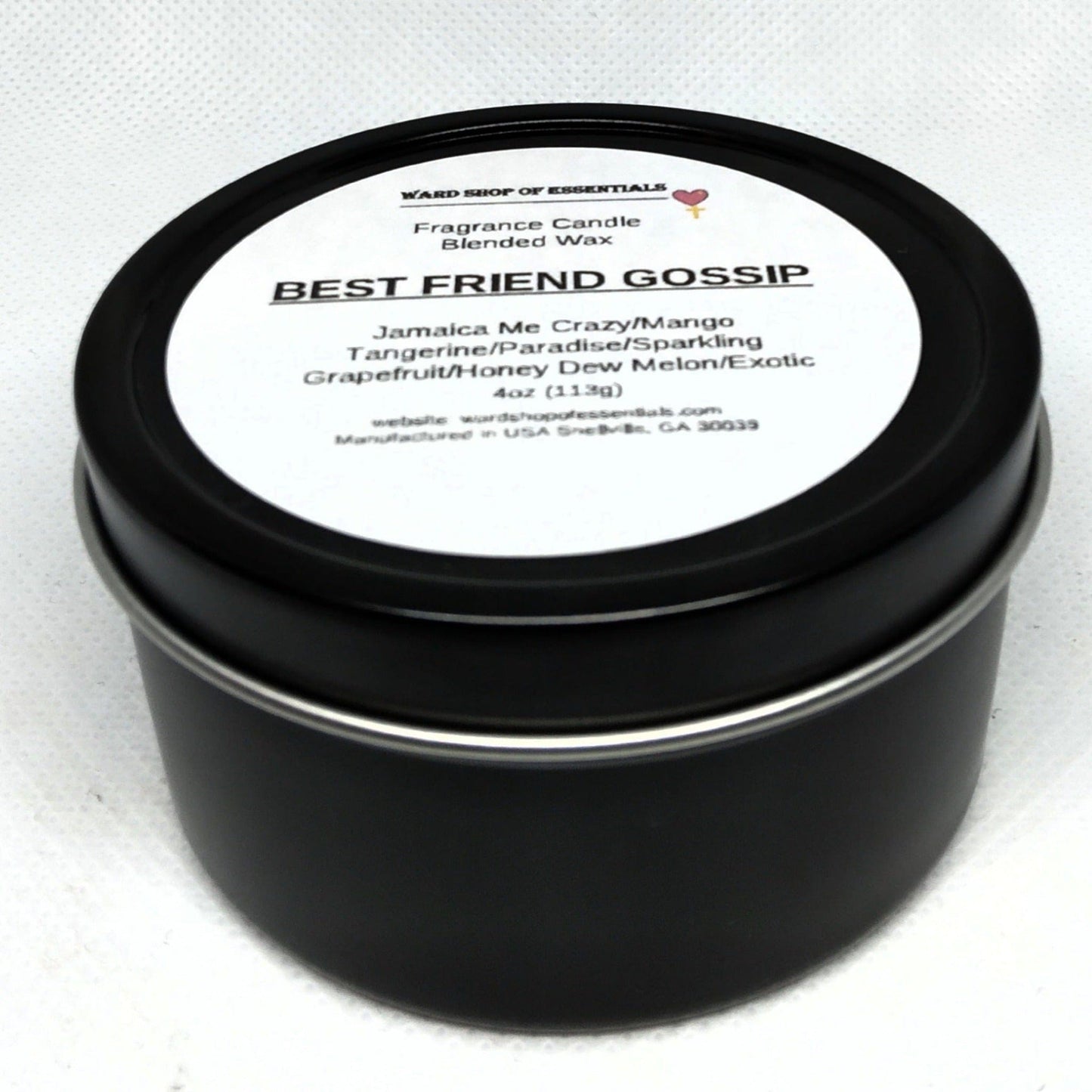 Best Friend Gossip Single Wick Candle - Ward Shop Of Essentials