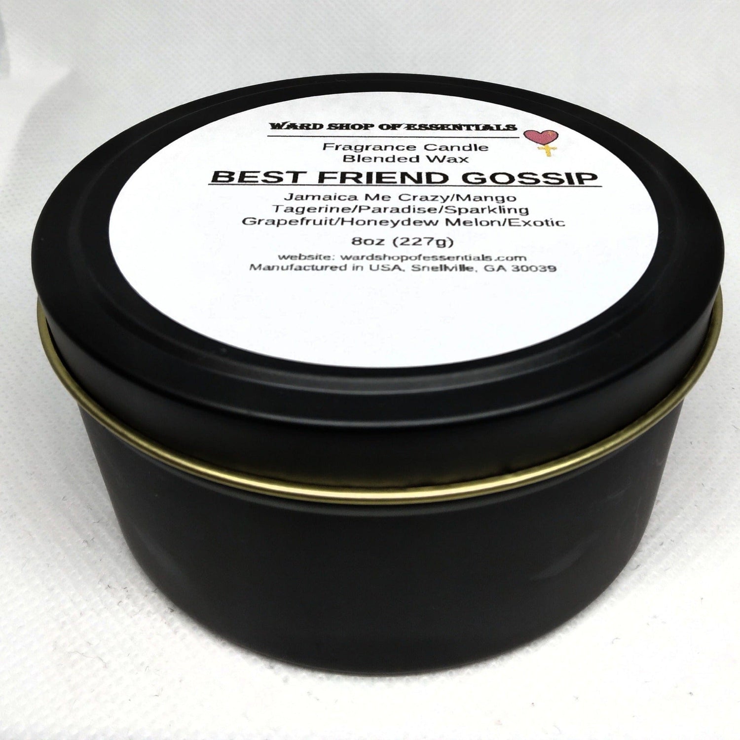 Best Friend Gossip Fragrance Candle - Ward Shop Of Essentials