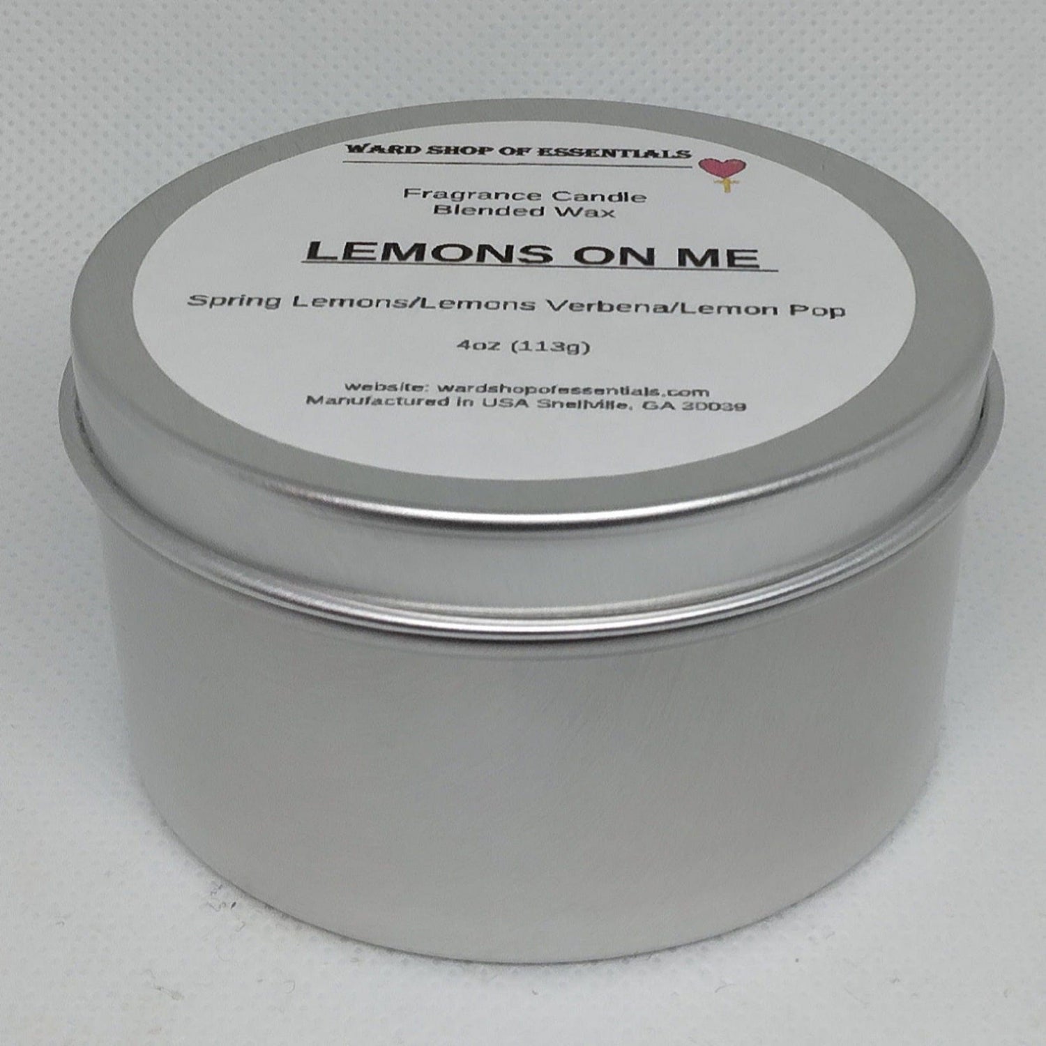 Lemons On Me Fragrance Candle - Ward Shop Of Essentials