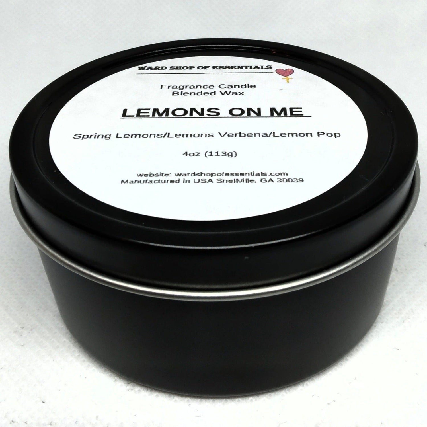 Lemons On Me Fragrance Candle - Ward Shop Of Essentials