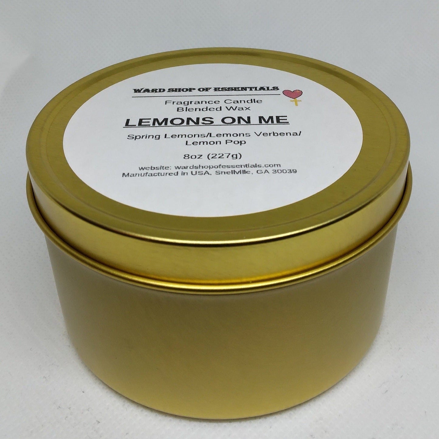 Lemons On Me Fragrance Candle - Ward Shop Of Essentials