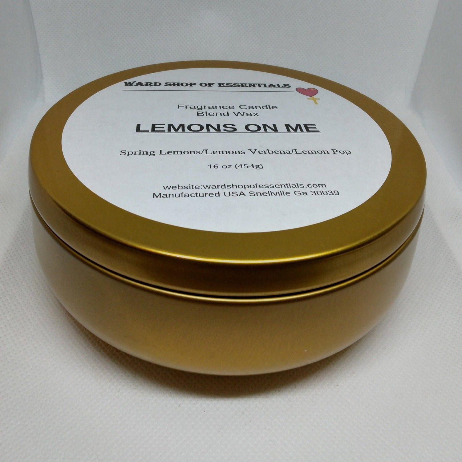 Lemons On Me Fragrance Candle - Ward Shop Of Essentials