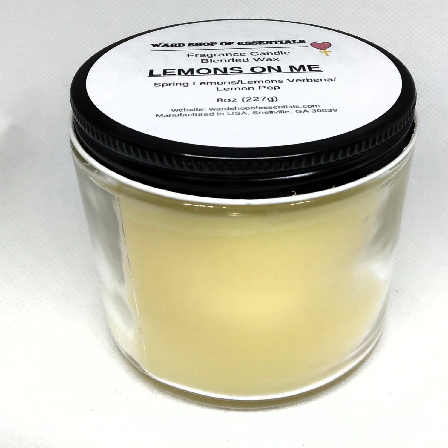 Lemons On Me Fragrance Candle - Ward Shop Of Essentials