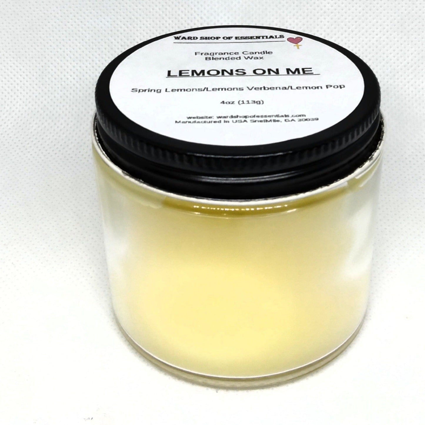 Lemons On Me Fragrance Candle - Ward Shop Of Essentials