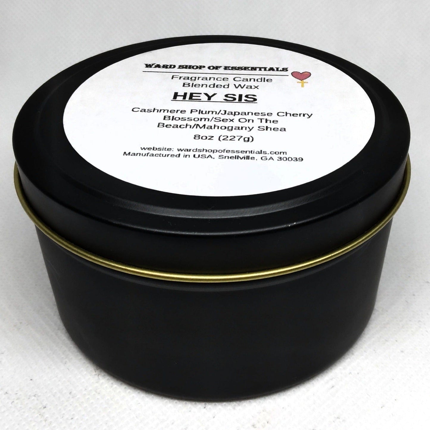 Hey Sis Fragrance Candle - Ward Shop Of Essentials