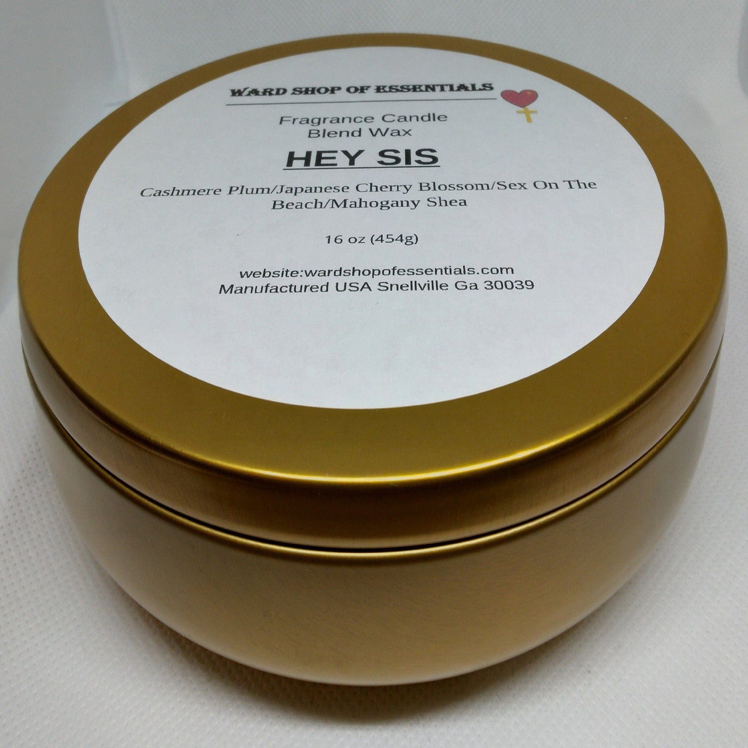 Hey Sis Fragrance Candle - Ward Shop Of Essentials