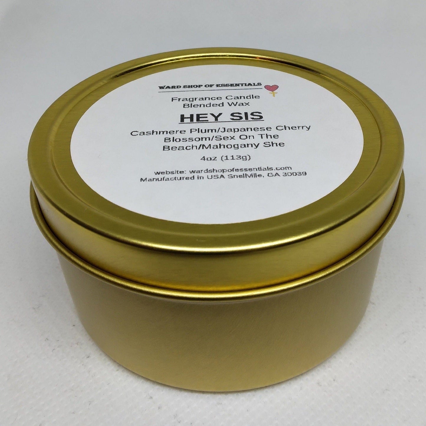 Hey Sis Fragrance Candle - Ward Shop Of Essentials