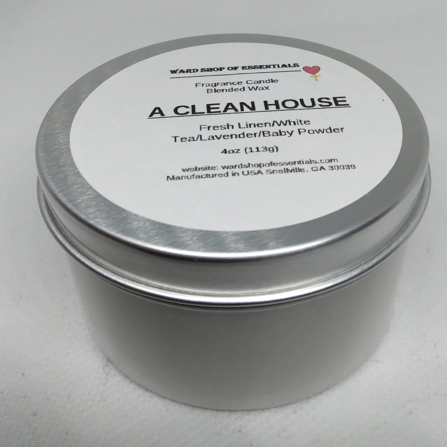 A Clean House Fragrance  Candle - Ward Shop Of Essentials