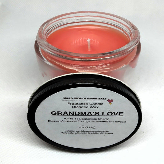 Grandma's Love Single Wick Candle - Ward Shop Of Essentials