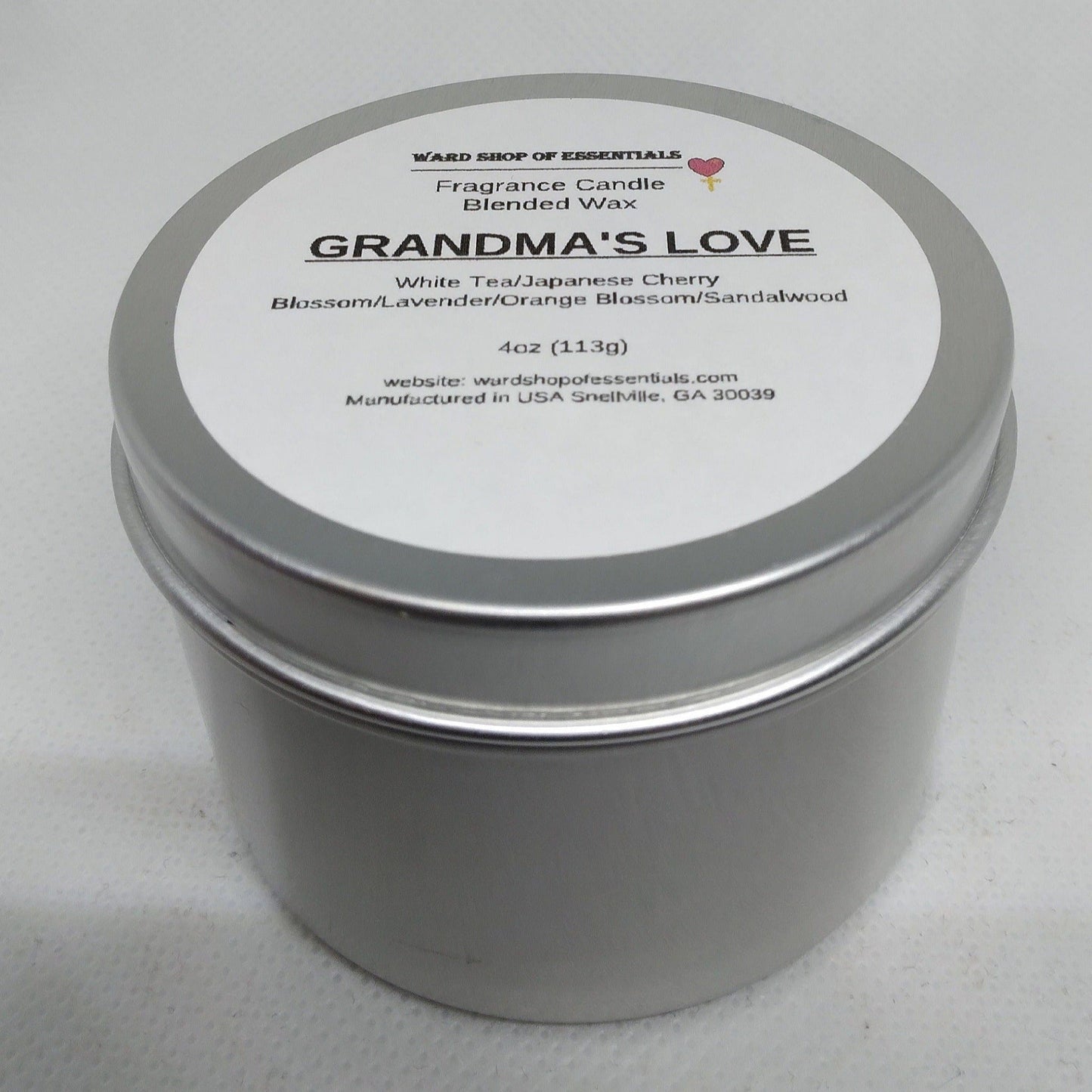 Grandma's Love Fragrance Candle - Ward Shop Of Essentials