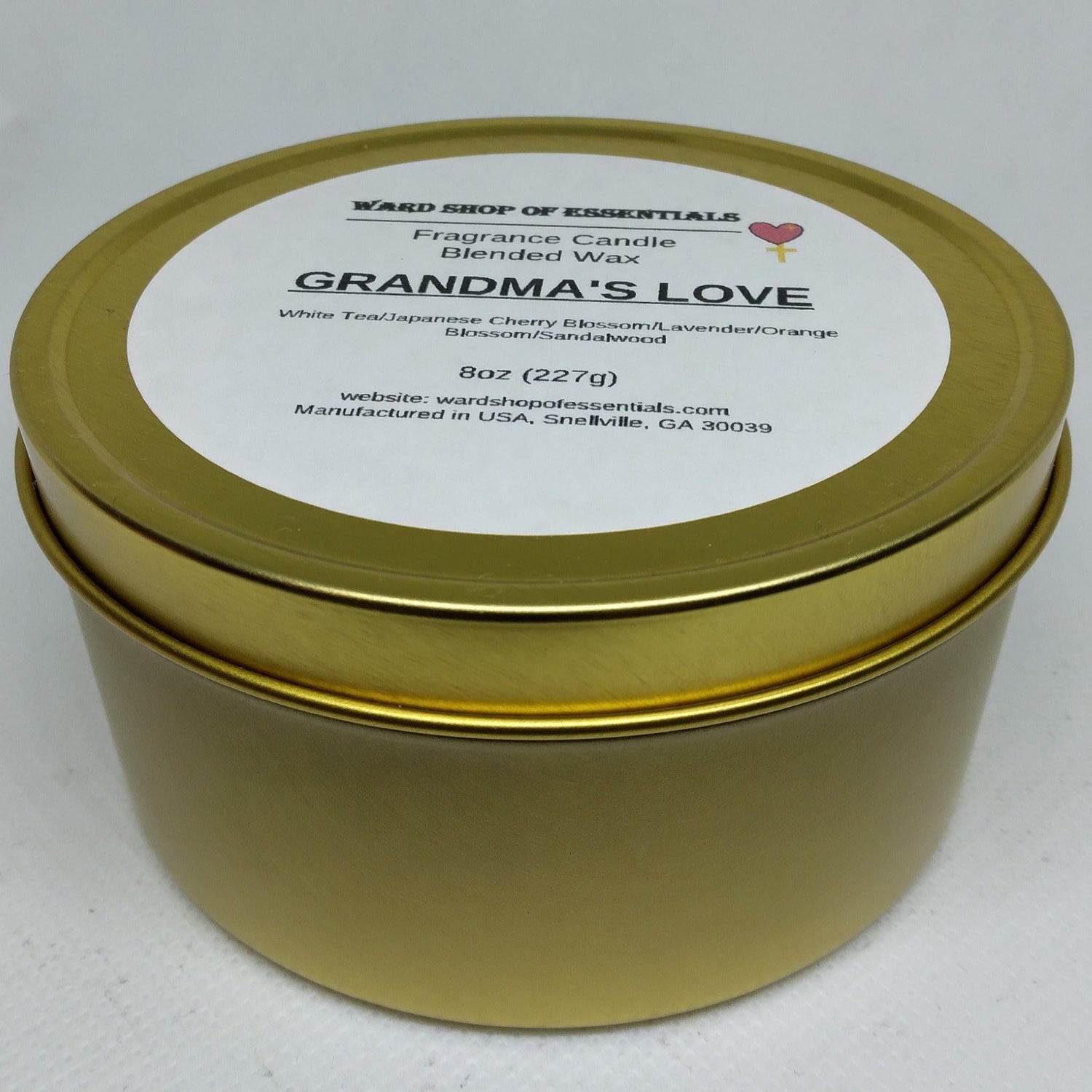 Grandma's Love Single Wick Candle - Ward Shop Of Essentials