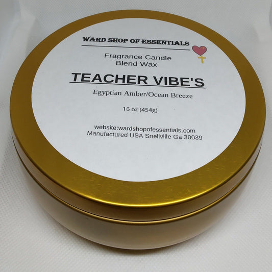 Teacher Vibes 3 Wick Candle - Ward Shop Of Essentials