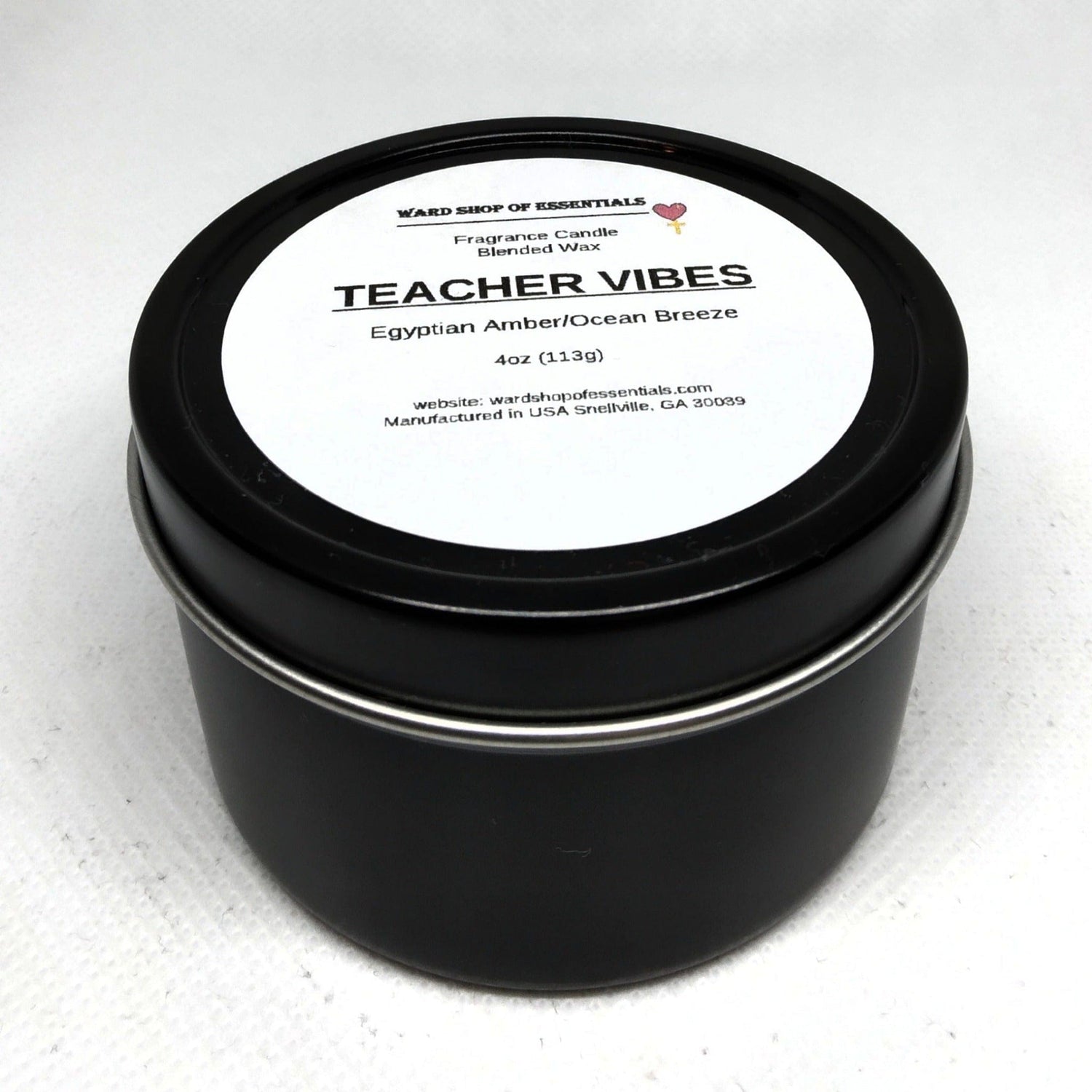 Teacher Vibes Single Wick Candle - Ward Shop Of Essentials