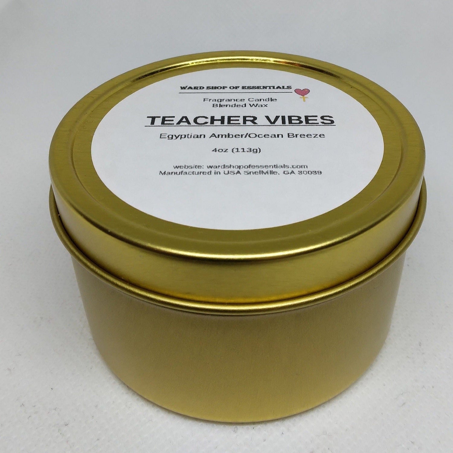 Teacher Vibes Fragrance Candle - Ward Shop Of Essentials