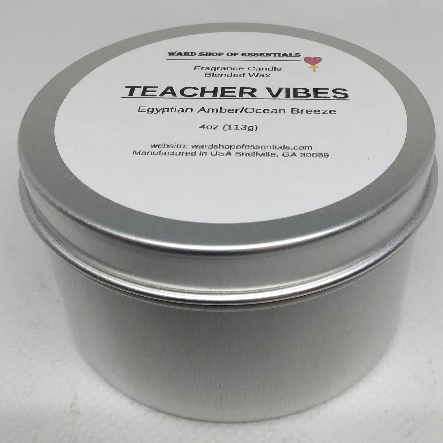 Teacher Vibes Single Wick Candle - Ward Shop Of Essentials