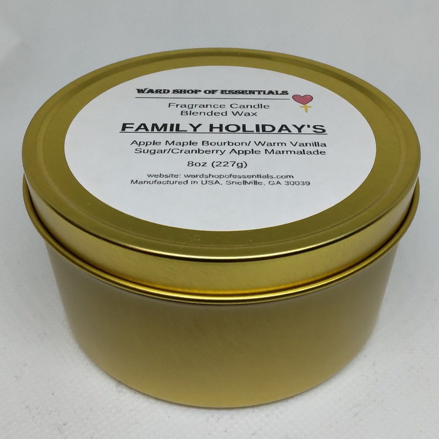 Family Holiday's Fragrance Candle - Ward Shop Of Essentials