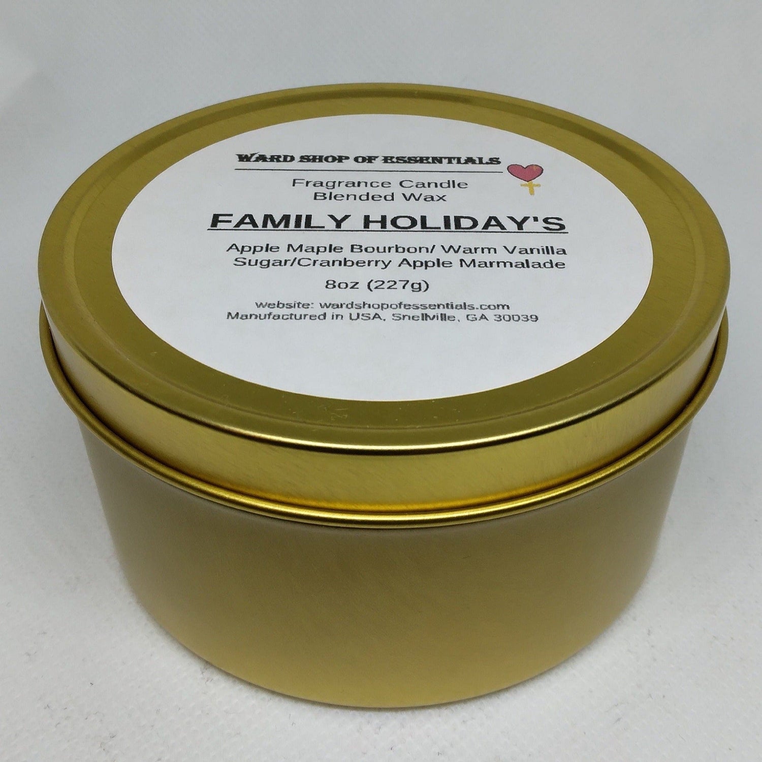 Family Holiday's Fragrance Candle - Ward Shop Of Essentials