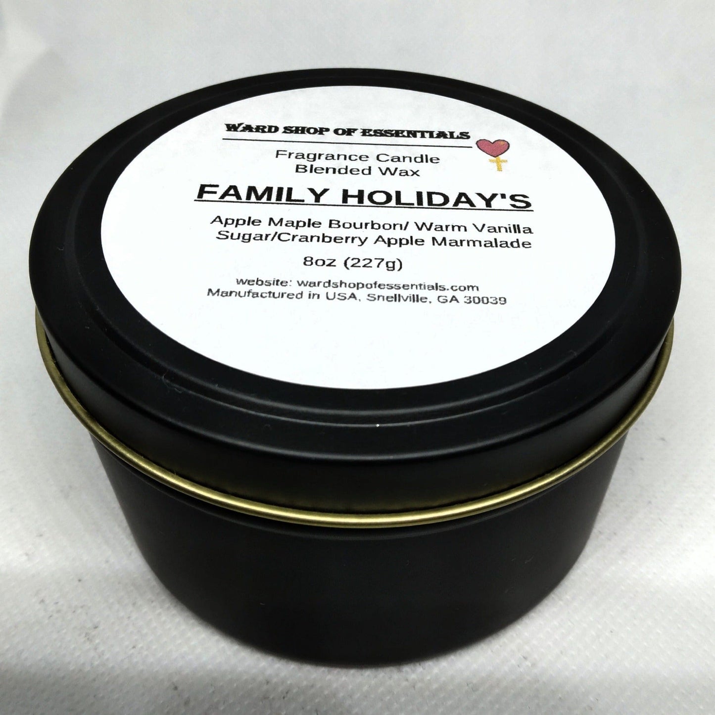 Family Holiday's Fragrance Candle - Ward Shop Of Essentials