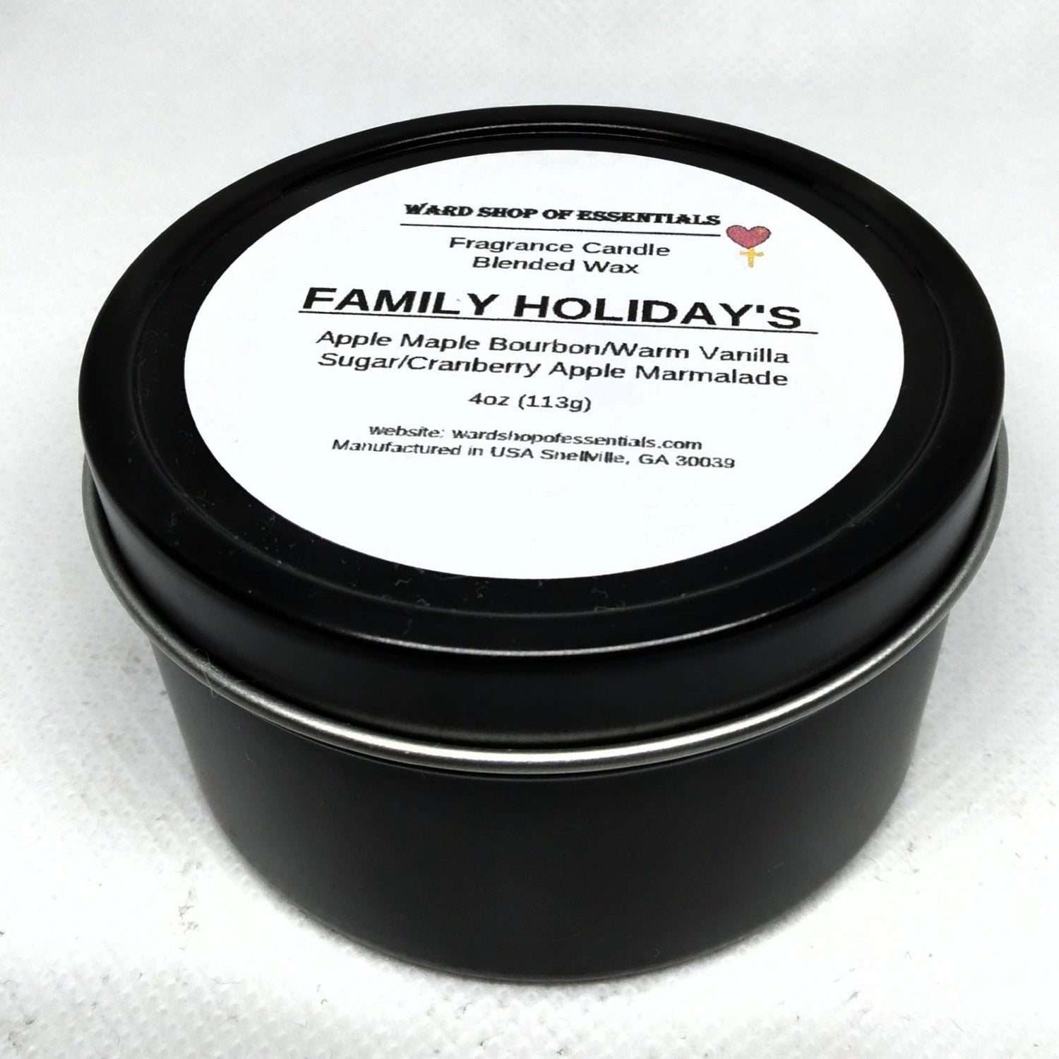 Family Holiday's Fragrance Candle - Ward Shop Of Essentials