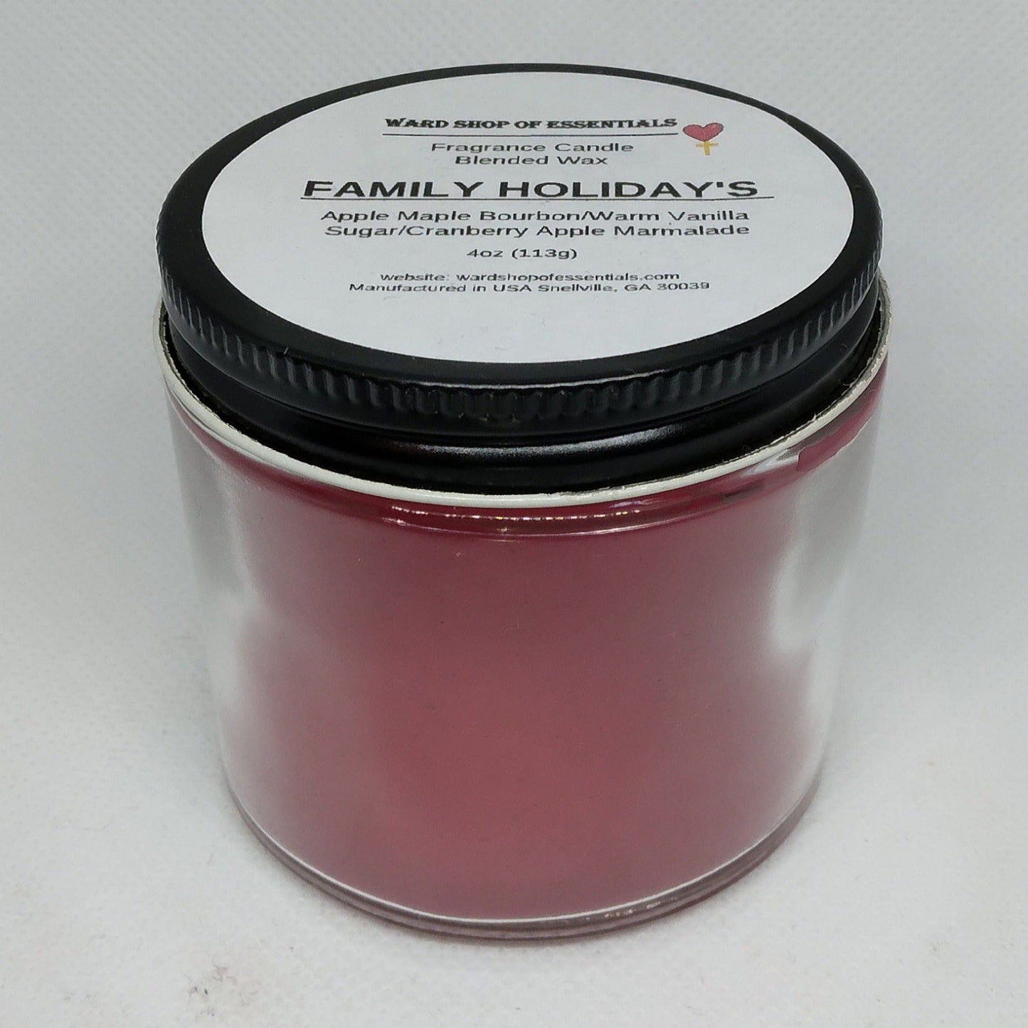 Family Holiday's Fragrance Candle - Ward Shop Of Essentials