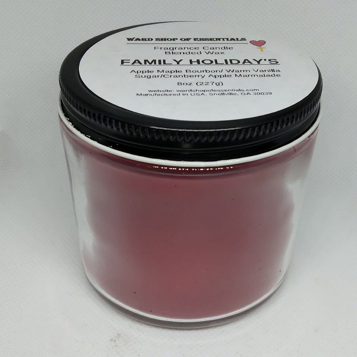 Family Holiday's Fragrance Candle - Ward Shop Of Essentials