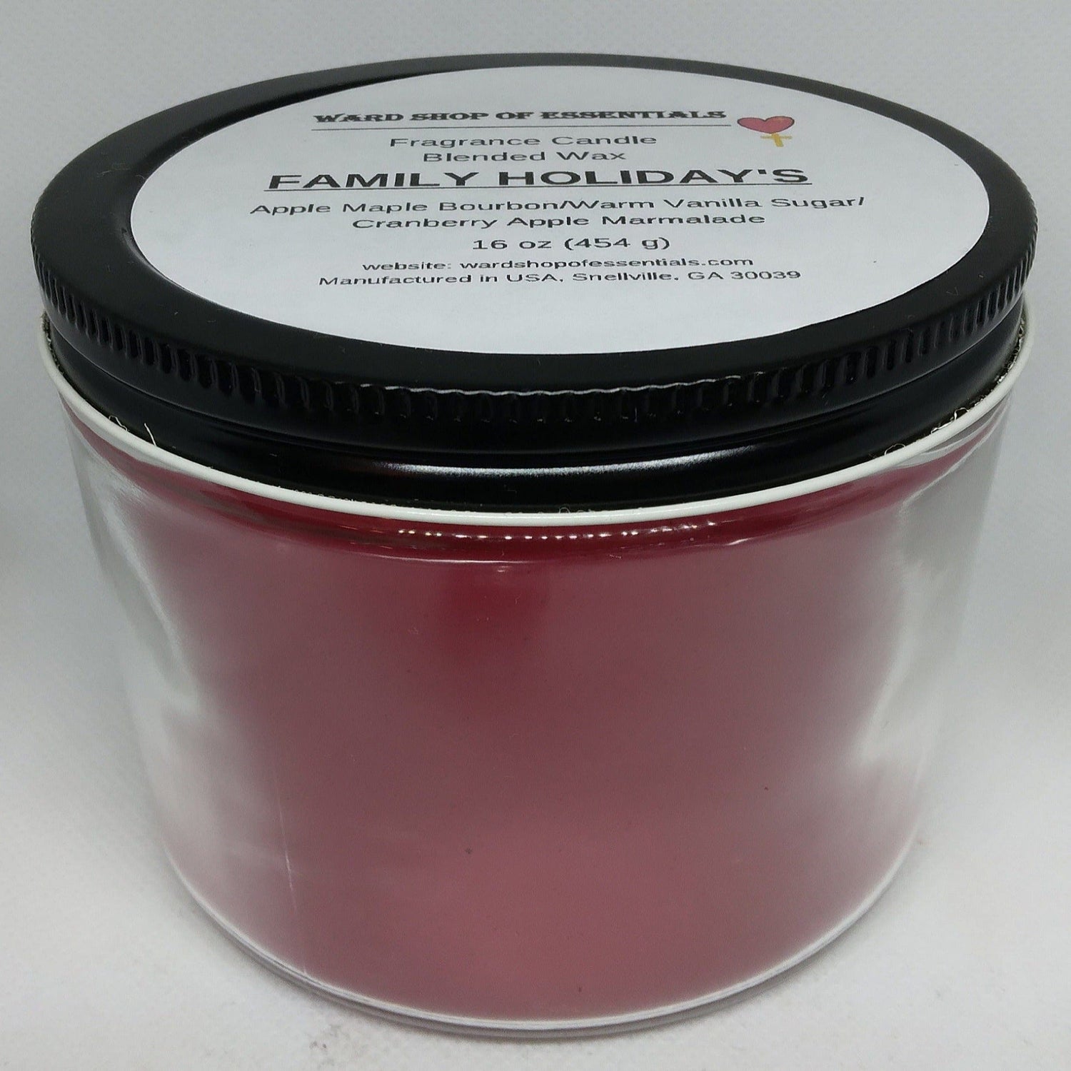 Family Holiday's Fragrance Candle - Ward Shop Of Essentials