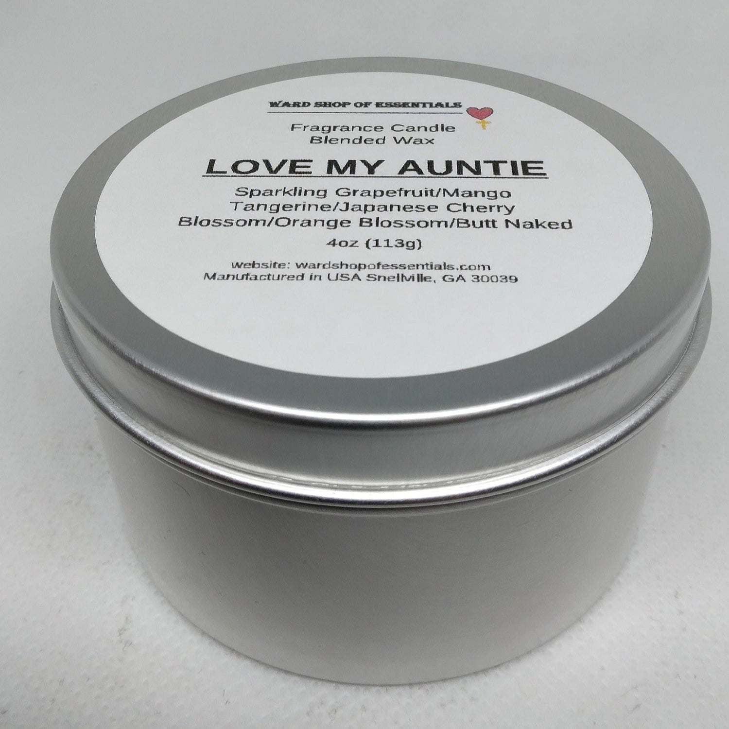 Love My Auntie Fragrance Candle - Ward Shop Of Essentials