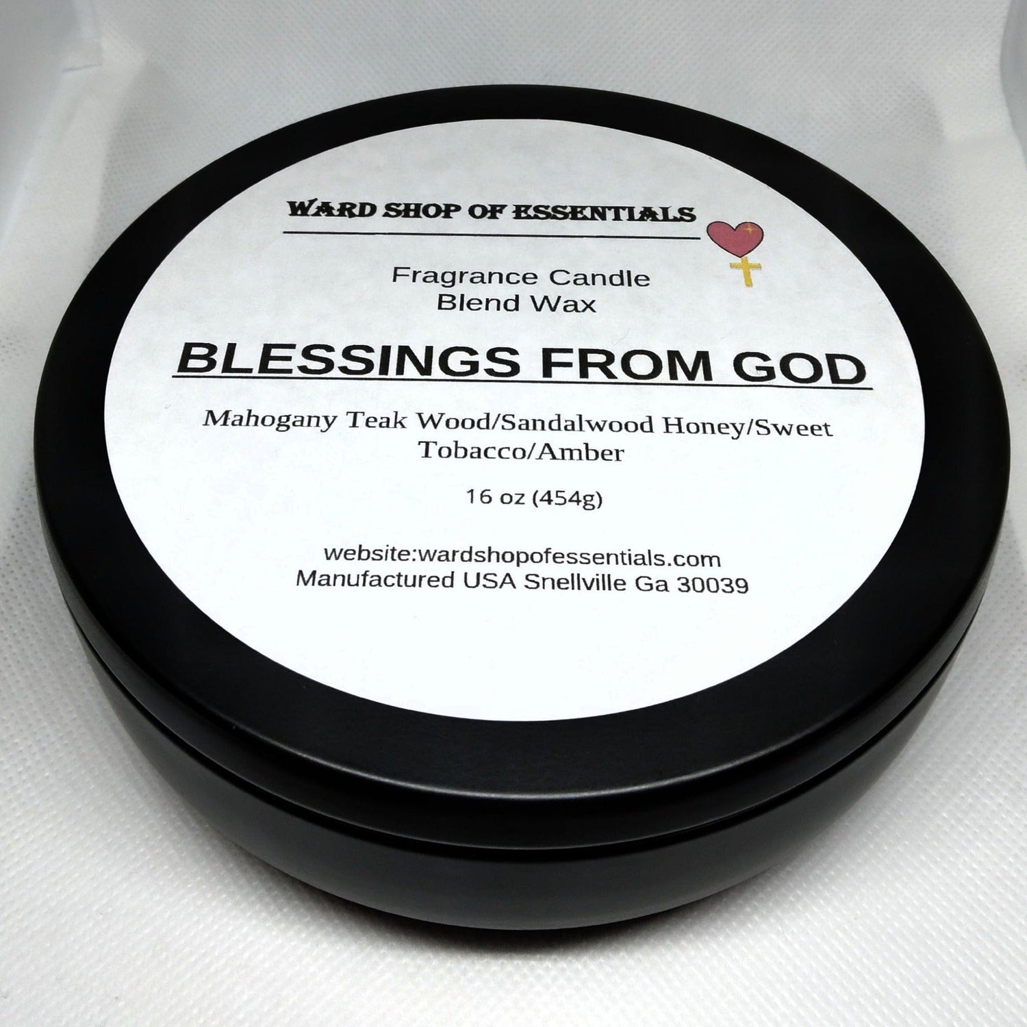 Blessings From God 3 Wick Candle - Ward Shop Of Essentials