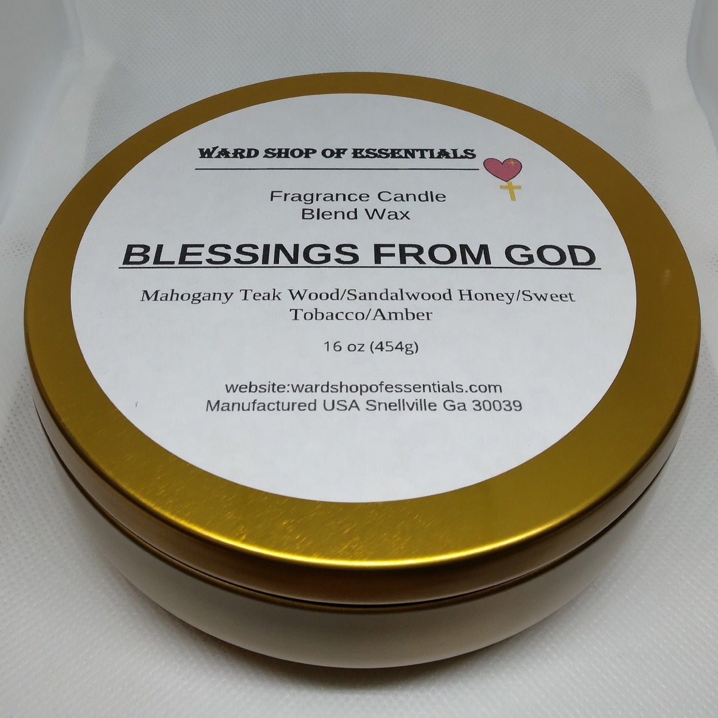 Blessings From God Fragrance Candle - Ward Shop Of Essentials