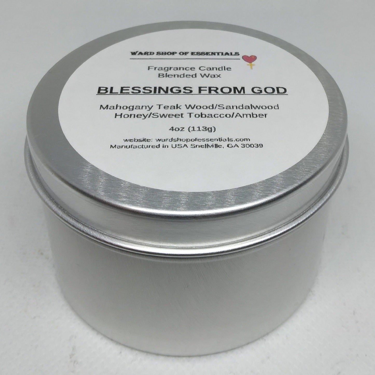 Blessings From God Fragrance Candle - Ward Shop Of Essentials