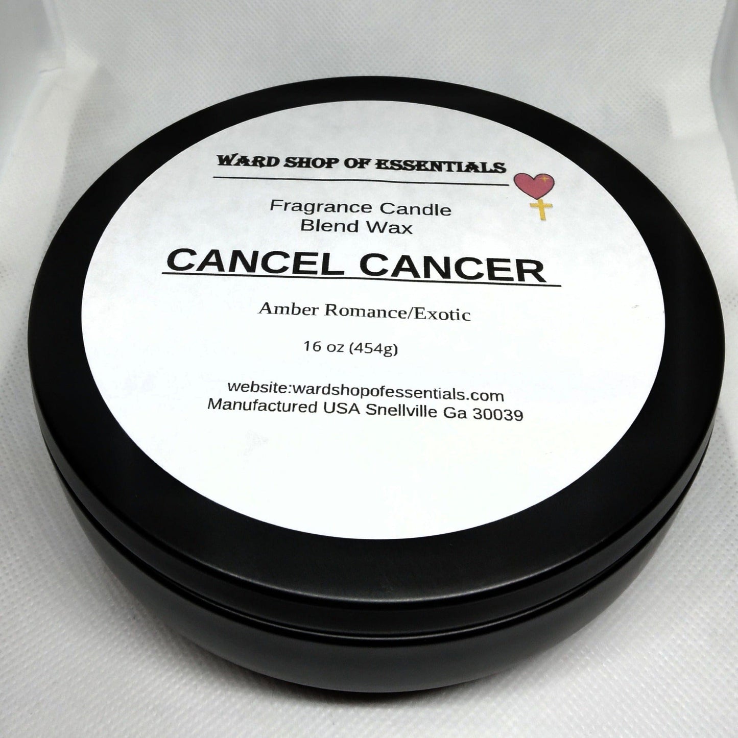 Cancel Cancer 3 Wick Candle - Ward Shop Of Essentials