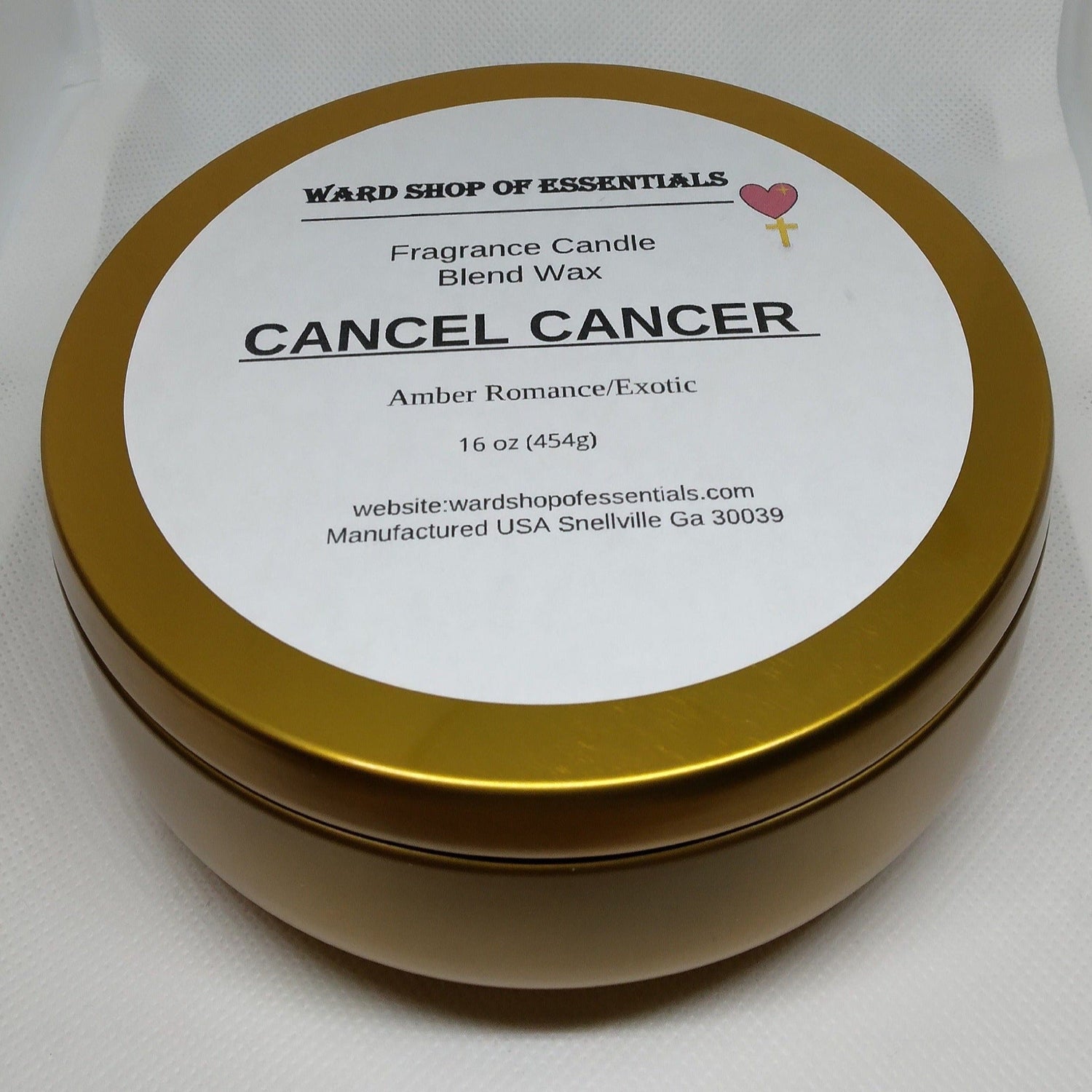 Cancel Cancer Fragrance Candle - Ward Shop Of Essentials