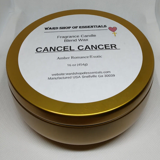 Cancel Cancer 3 Wick Candle - Ward Shop Of Essentials