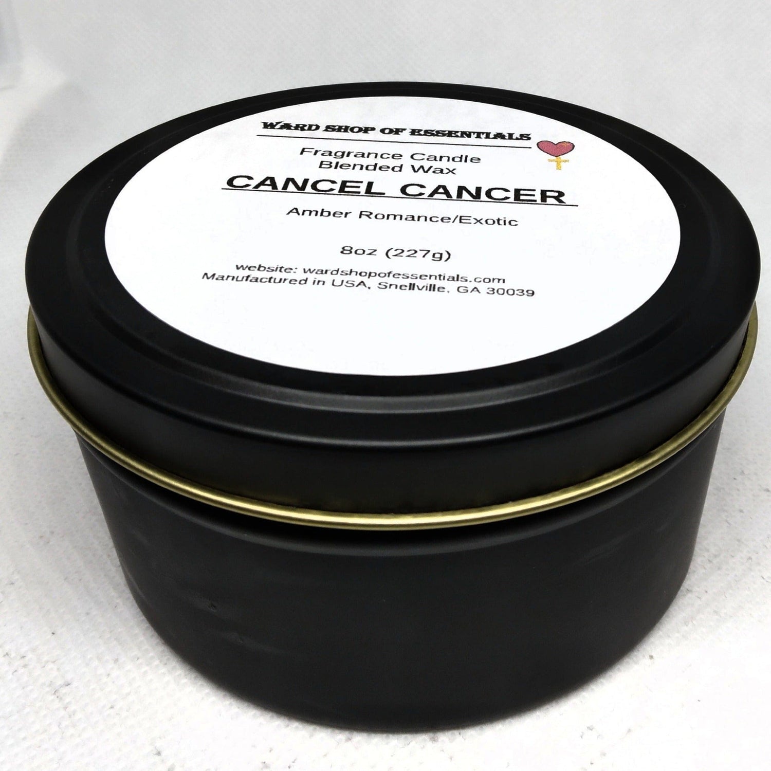 Cancel Cancer Fragrance Candle - Ward Shop Of Essentials