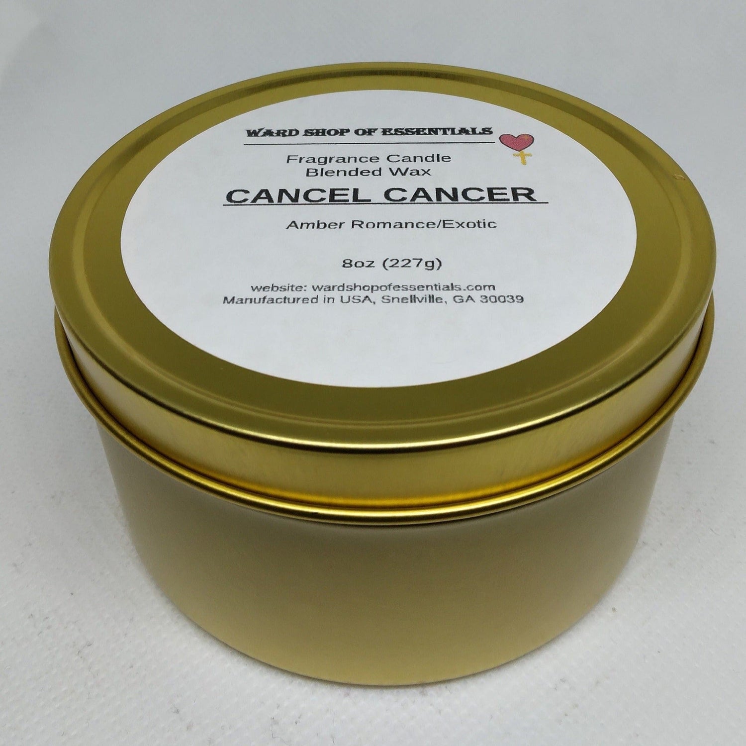 Cancel Cancer Fragrance Candle - Ward Shop Of Essentials