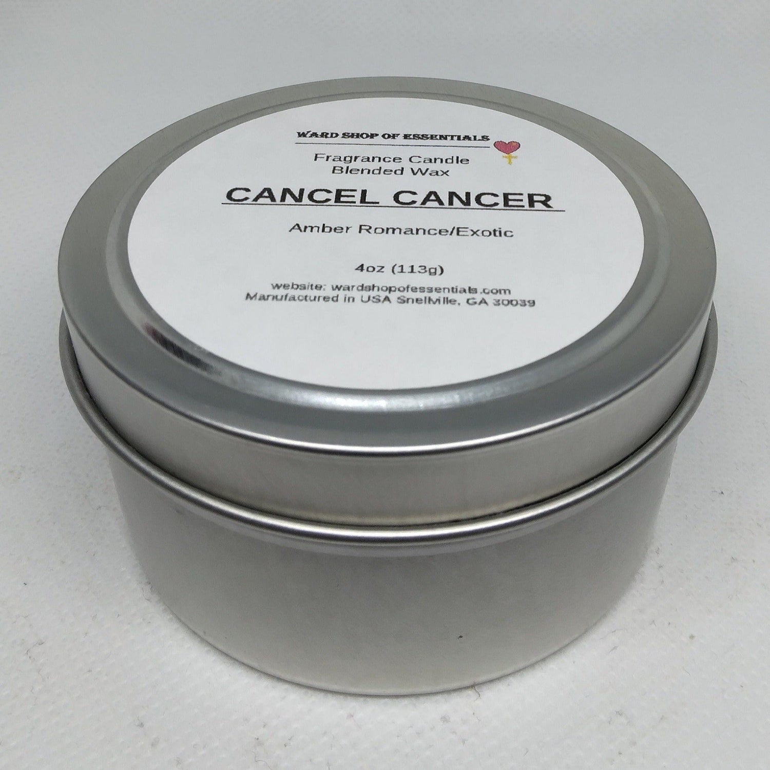 Cancel Cancer Fragrance Candle - Ward Shop Of Essentials