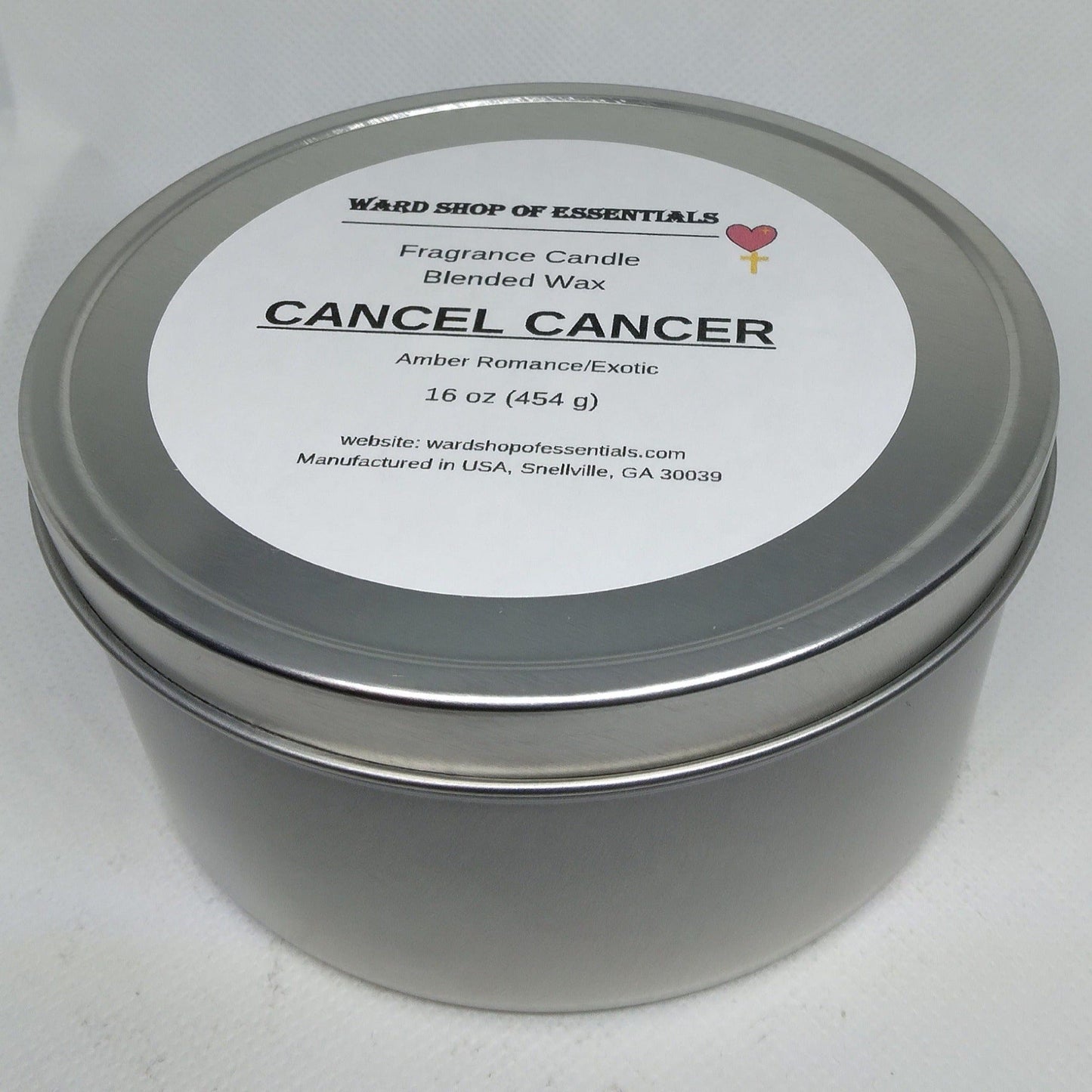 Cancel Cancer Fragrance Candle - Ward Shop Of Essentials