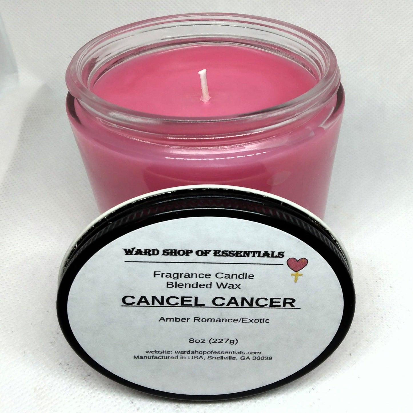 Cancel Cancer Fragrance Candle - Ward Shop Of Essentials