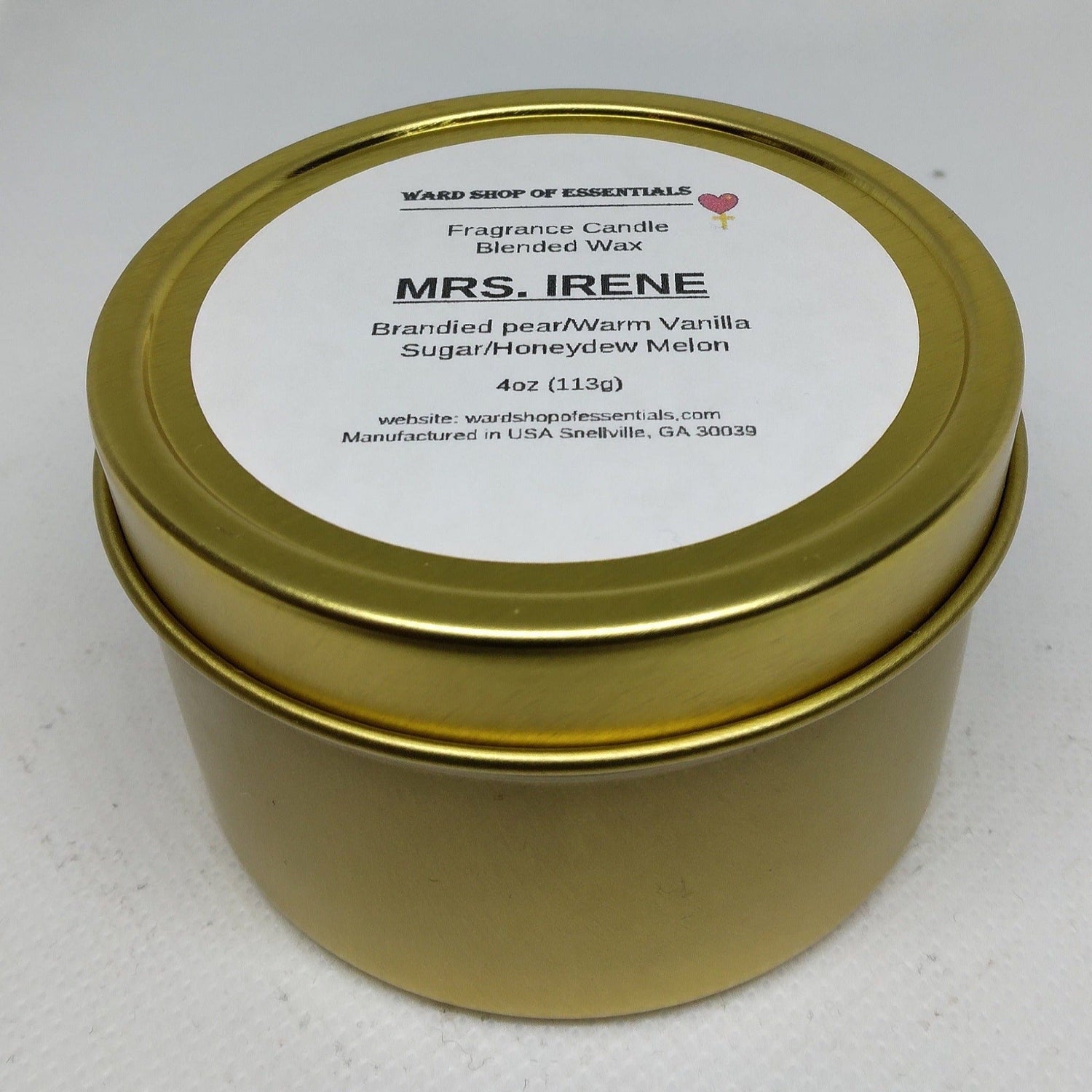 Mrs. Irene Fragrance Candle - Ward Shop Of Essentials