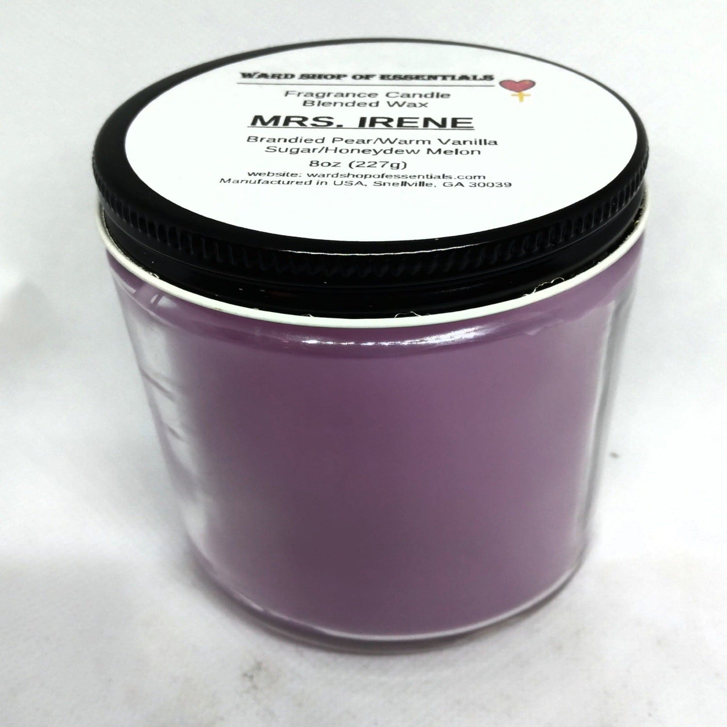 Mrs. Irene Fragrance Candle - Ward Shop Of Essentials