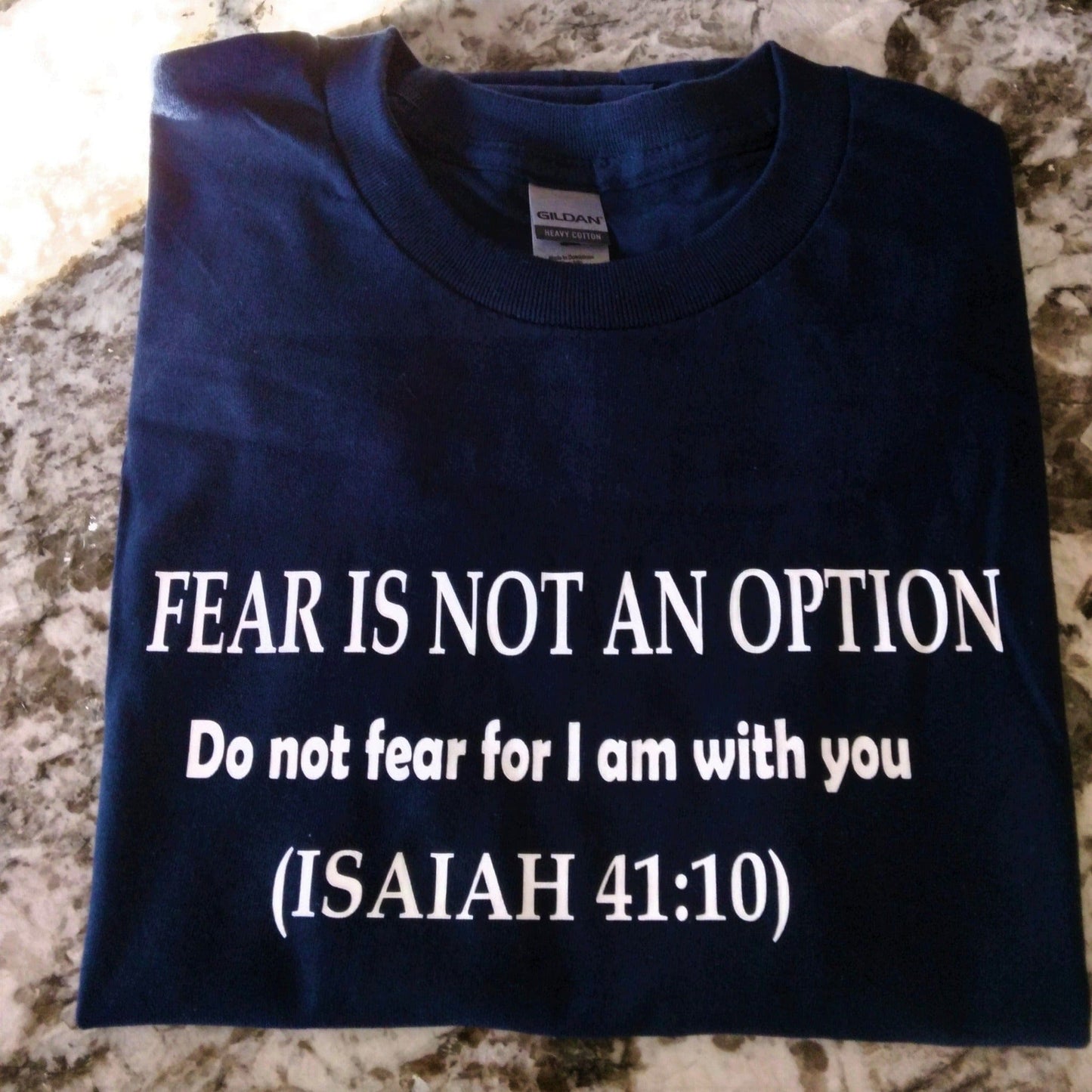 FEAR IS NOT AN OPTION T-Shirt - Ward Shop Of Essentials